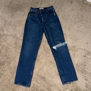 ABERCROMBIE 90s Straight Ultra High Rise Curve Love